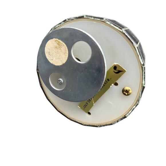 Vintage Acrylic Christmas Tree With Santa Sleigh Music Box Decoration Winter Won - Picture 6 of 9